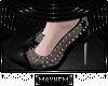 Black Pvc Spiky Heels
