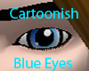 Anime,Cartoon-Blue Eyes