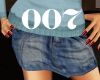 007 BlueJean skirt