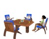 ChairNTable Set(BluGold)