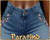 P9)"PRI"Flower Jeans