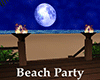 Beach Party Decorated