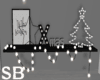 Black Christmas Shelf