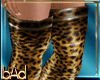 Leopard Tall Spike Boots