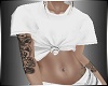 Tatted Knot Tank White