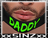 X DADDY FACE MASK GREEN