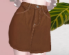 Brown high waist skirt