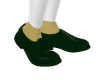 Green Shoes Gold Socks