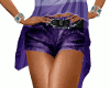 Purple Jean Short
