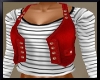 ~T~Red Vest With Shirt
