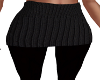 Charcoal Knit Skirt/Legg