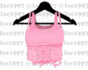 Pink tied top M