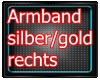 silber/gold Armband R
