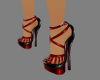 {LA} Red Black heels