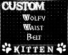 Wolfy Waist Belt