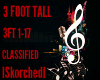 Classified 3 Foot Tall