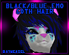 +BW+ Blue/Black Emo Goth