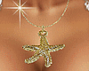 StarFish Gold Necklace