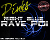 [R] RAVE POI Blue