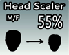 Scaler Head 55% M/F