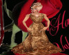 Gold Silk Gown