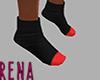 Black Red Sock