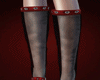 N. Boots Goth Red