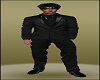 Black Suit Chain collar Pants Jacket Guys Suits Male Avatar