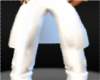 gold and white pants