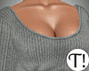 T! Fluffy Grey Sweater
