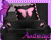 *Blk/Pink ButterflyCouch