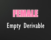 Empty Derivable F.
