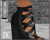 ZK| Ribbon Heels Black