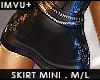 fire mini satin skirt bl