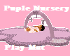 Purple Nursery Playmat