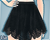 L| Black Lace Skirt