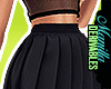 ! Pleated Skirt Black