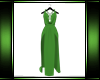 KELLY GREEN COWL DRESS