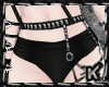 |K| Black Penta Panties