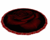 rug rose red