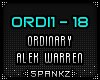 ORDI - Ordinary - Alex W