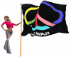 Hippie Flag with poses
