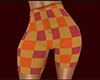 Red Gold PJ Shorts Lg F