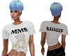 MMS White $ Tee Fem