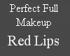 Perfect Makeup&Red Lips