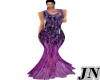 J*Purple Evening Dress