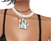 Castle silver necklace 