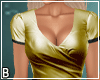 Retro Gold Bow Dress