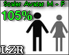 Scaler Avatar M - F 105%