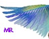 realistic colorful wings
